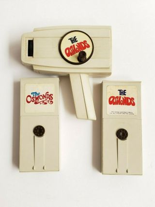 The Osmonds Vintage Montron View Master 2 Music Tour Concert Film Cartridges
