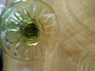 Vintage Fenton Art Glass Colonial Green Swung Vase 3