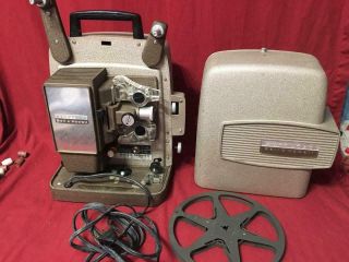 Vintage Bell & Howell 245ba Auto - Load 8mm Motion Picture Projector Great