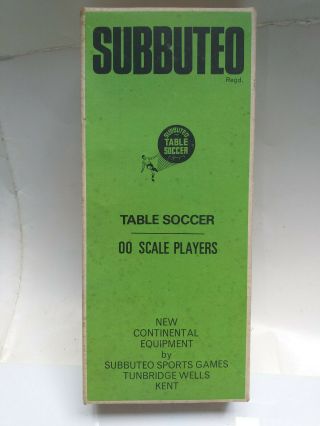 Vintage Subbuteo Table Soccer.  00 Scale Team Brazil