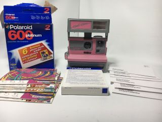 Polaroid Cool Cam Pink Come With 1 Pack Of Expired Film And 6 Photo Cards
