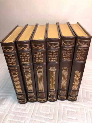 The Decline And Fall Of The Roman Empire Easton Press 6 Vols Leather
