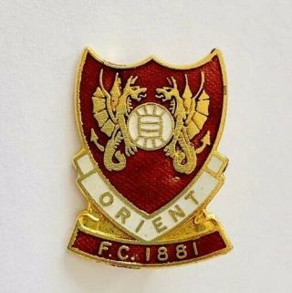 Leyton Orient Football Club Vintage Enamel Badge