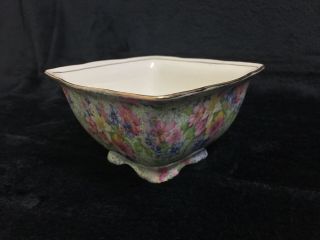 Vintage Royal Winton Grimwades Marion Chintz,  Athena Shape Open Sugar Bowl