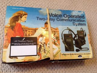 Two Way Communication System Vintage Transceivers And Headsets