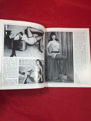 Vtg Nostalgic Look At Bettie Page 1 Irving Klaw Heels Nylons Nude Girlie Pinups 4