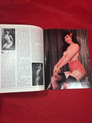 Vtg Nostalgic Look At Bettie Page 1 Irving Klaw Heels Nylons Nude Girlie Pinups 5