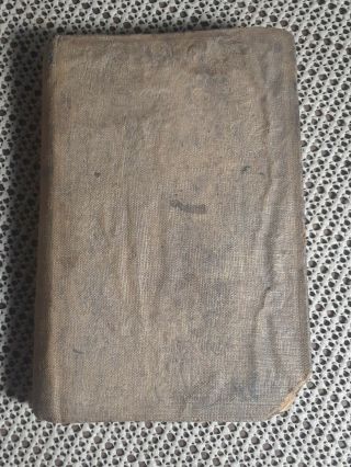 Civil War Era Bible - 1860.  Signed By Jonathan Billig: Civil War Prisoner Of War