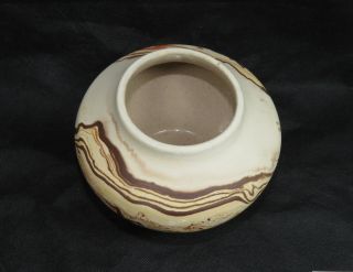Vintage Nemadji Swirl Vase - Moose Lake Minnesota 3
