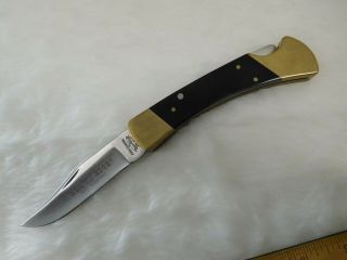 Vintage Craftsman A.  C.  A.  Edge Brass Handle Folding Pocket Knife
