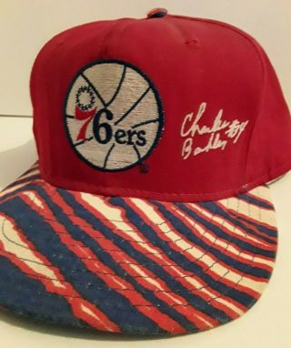 Vintage Charles Barkley Philadelphia 76ers Sixers Hat Cap Basketball 34