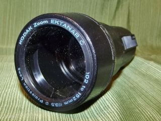 Kodak Zoom Ektanar C 102 - 152mm F/3.  5 Projection Lens For Vintage Projector