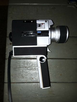 Vintage Sankyo Cm 600 8mm Cinema Camera W/ Hard Case Japan Made
