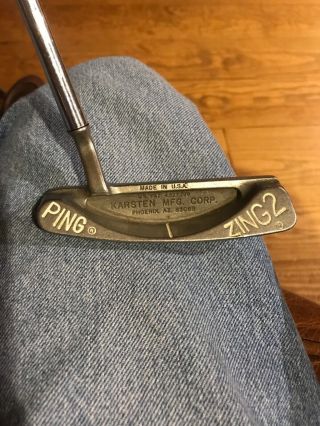 Vintage Ping Zing 2 Putter - 35.  5 " - Great Shape 85068