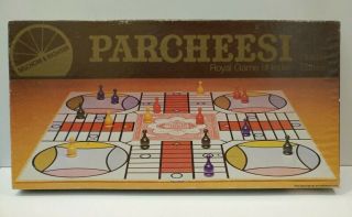 Vintage 1982 Parcheesi Board Game Complete Game Well Cared For