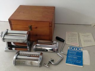 Vintage Omc Atlas Tipo Lusso Mod.  150 Pasta Machine