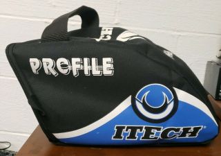 Itech Profile Goalie Mask Ice Hockey Helmet Bag Bg - 98 Vintage 10x12x8.  5