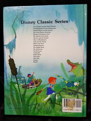 Walt Disney Classic THE RESCUERS - by Gallery Twin Books 1989 3