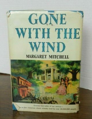 GONE WITH THE WIND BOOK By Margaret Mitchell Vintage 1964 H/C 3
