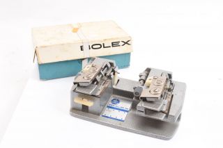 Professional Bolex 16mm Cement Film Splicer With Box Very Rare Ra00