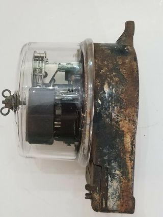 Sangamo Type H Cast Iron Base Vintage Kilowatt Hour Electric Meter - 3