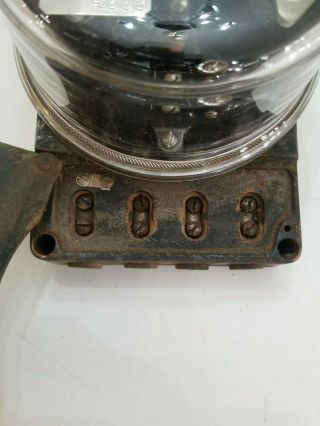 Sangamo Type H Cast Iron Base Vintage Kilowatt Hour Electric Meter - 6