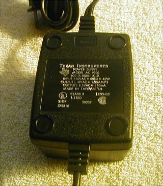 Vintage Texas Instruments Ac 9500 Power Supply