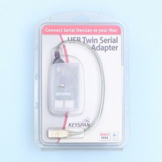 Vintage Keyspan Usb To Dual Twin Serial Adapter For Mac [usa - 28xg] Mini - Din8