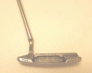 Ping Anser 4 Rh Putter 35 " With Grip Vintage