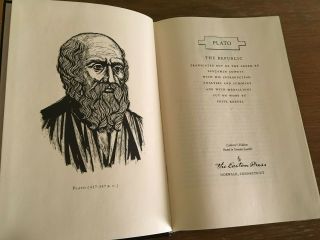 Plato: The Republic,  Leather Bound,  Easton Press, 4