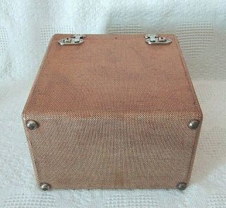 Vintage 1940 ' s - 50 ' s 78 rpm Records Carrying Case With Dividers 3
