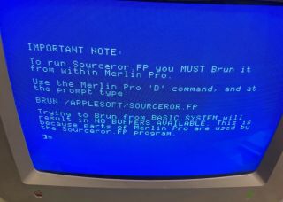 Merlin Pro - 8 Bit Assembly Programming for Apple II Also Sourcerer - Disk,  Book 8
