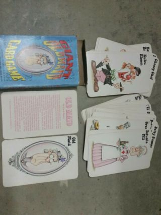Vintage 1978 Giant Old Maid Card Game Whitman 100 Complete