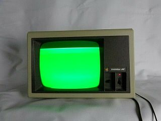 Vintage 1983 Apple Monitor Iii,  12 - Inch Crt Green Phosphor A3m0039,  Japan,