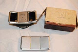 Vintage Rare Carl Zeiss Jena 50/2m Prism Stereoview Stereo Lens Attachment
