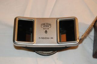 Vintage RARE Carl Zeiss Jena 50/2m Prism Stereoview Stereo Lens Attachment 2