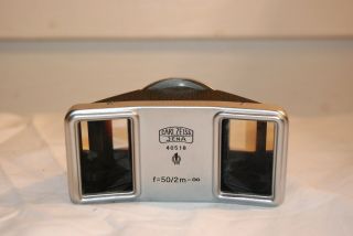 Vintage RARE Carl Zeiss Jena 50/2m Prism Stereoview Stereo Lens Attachment 8
