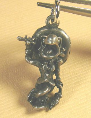 Vintage Sterling Silver Disney Parrot Jose Carioca From The 3 Caballeros Charm