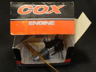 Vintage Cox Black Widow.  049 Model Engine W/box