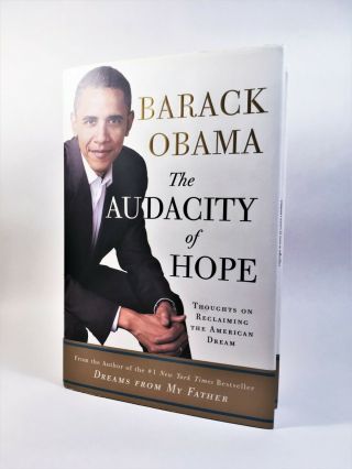 ✍Signed✍ Barack Obama The Audacity of Hope (2006) HC/DJ,  1st/1st,  VG 4