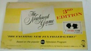 Vintage 1969 The Newlywed Game 3rd Edition Board Game By Hasbro
