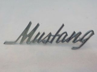 Vintage 1969? Ford Mustang Script 6 Inch Emblem C9zb - 16098 - A