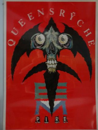 Vintage Queensryche Empire Album Promo Poster - Art By Pushead