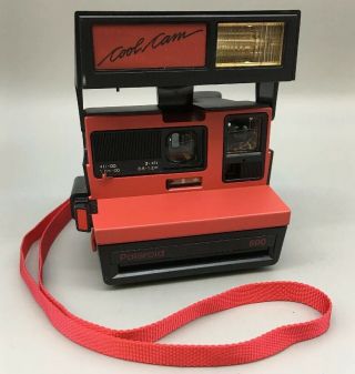 Polaroid Cool Cam 600 Red & Black Vintage Instant Film Camera - - G29