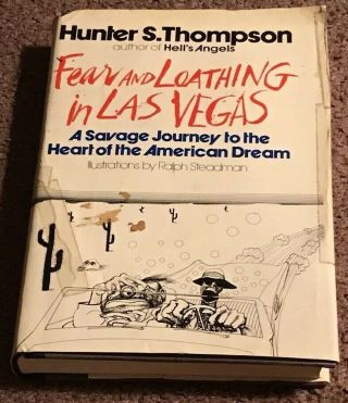 Fear And Loathing In Las Vegas By Hunter S Thompson First Edition Book Rare