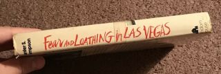 Fear And Loathing In Las Vegas by Hunter S Thompson First Edition Book RARE 7