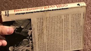 Fear And Loathing In Las Vegas by Hunter S Thompson First Edition Book RARE 8