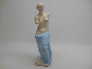 Old Vintage Atlantic Mold Venus De Milo Ceramic Figurine Statue 11 3/4 " Tall