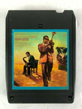 Stan Getz Dizzy Gillespie Diz And Getz Vintage 8 Track Tape Cartridge Verve