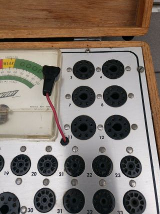 Vintage Century FC - 2 Electronics Fast Check Vacuum Tube Tester 6